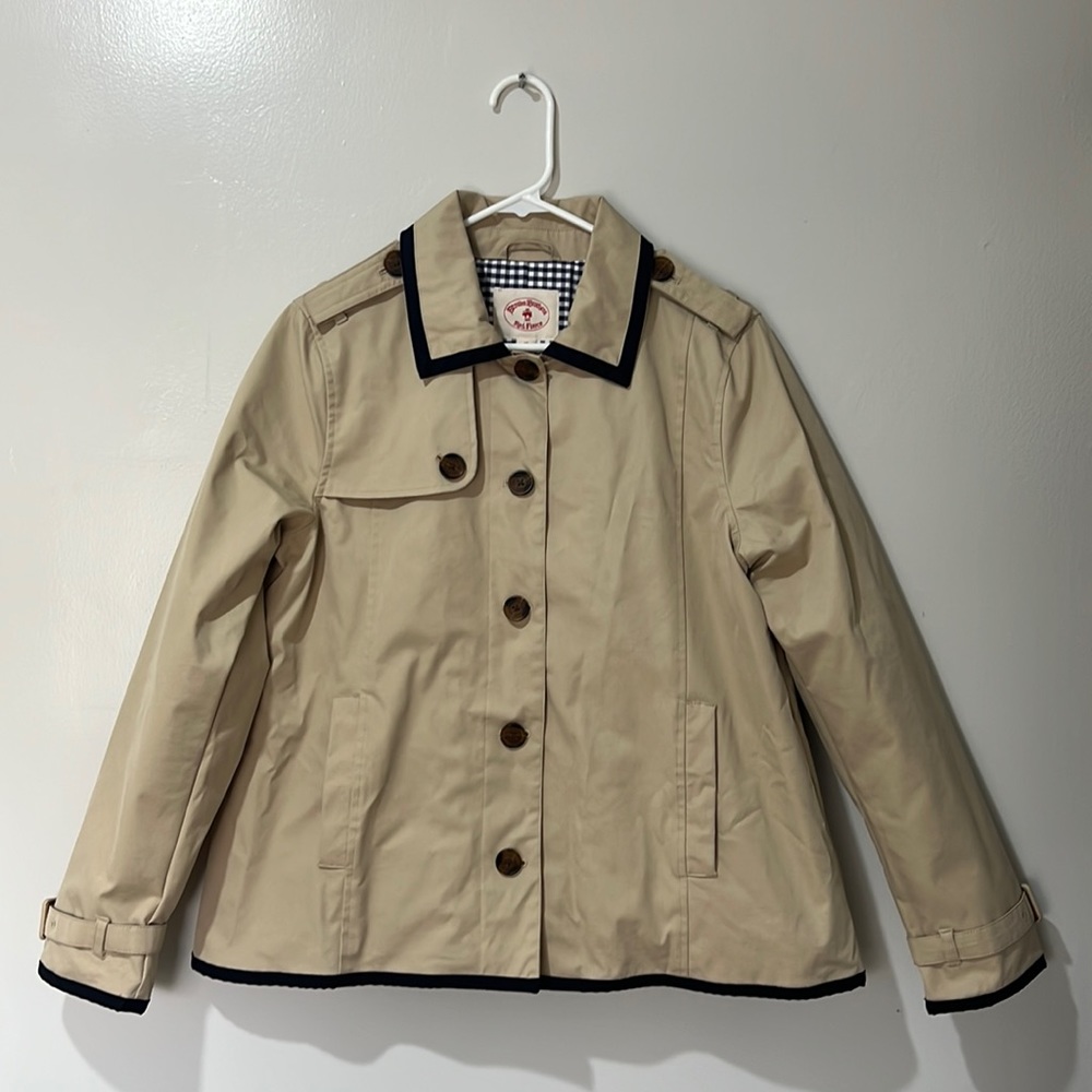 NWT Brooks Brothers Women Beige Trench Coat size10